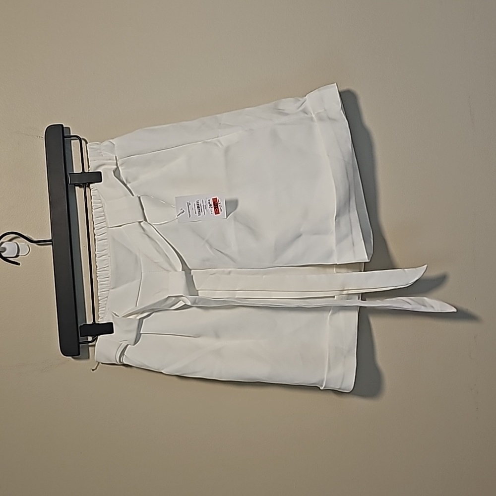 White paper bag shorts from Portugal